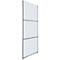 Scheidingswand hoog rechtstaand, ESG helder glas