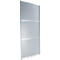Scheidingswand rond hoog, decor zilver