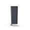 Scheidingswand, Silent Line Plus, 550 x 1700 mm, donkergrijs