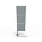 Scheidingswand Silent Office, 3 elementen, H 2000 mm, lichtgrijs