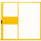 Schiebetor, für Gittertrennwandsystem, B 2238 x H 2110 mm, gelb