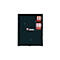 Schiebetürenschrank, Akustikfront, B 1200 mm, 4 OH, graphit