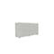 Schiebetürenschrank, Akustikfront, B 1350 mm, 2 OH, silber