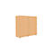 Schiebetürenschrank, B 1200 mm, 3 OH, Buche-Dekor
