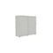 Schiebetürenschrank, B 1200 mm, 3 OH, silber