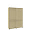 Schiebetürenschrank, B 1350 mm, 5 OH, Ahorn-Dekor