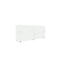 Schiebetürenschrank, B 1600 mm, 2 OH, weiß