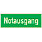 Schild Notausgang, Kunststoff, lang nachleuchtend (HLK)