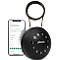Schlüsseltresor Phoenix Palm KS0212EC, motorisiertes Schlüsselschloss, Steuerung per App, Bluetooth, Wasser-/Staubfest IP65, mit Edelstahlkabel, schwarz