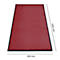Schmutzfangmatte miltex Eazycare Style, eckig, antistatisch, UV-beständig, waschbar, High-Twist-Nylon & Niltrilgummi, 850 x 1500 mm, braunrot