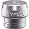 Schonhammerkopf SIMPLEX Kopf-Ø 40mm Weichmetall silber hart HALDER