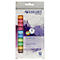 Schoolbordkrijt Westcott, veelkleurig, stofarm, gemakkelijk afwasbaar, 12 x 84 mm, 12 stuks