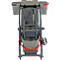Schoonmaakwagen Sprintus CombiX XL, 4 emmers/in totaal 55 l, Vuilniszakhouder, voor binnen, grijs