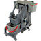 Schoonmaakwagen Sprintus CombiX XL, 4 emmers/in totaal 55 l, Vuilniszakhouder, voor binnen, grijs