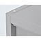 Schrank, Schiebetüren, H 1150 x B 1200 x T 400 mm, lichtgrau