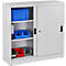 Schrank, Schiebetüren, H 1150 x B 1200 x T 400 mm, lichtgrau