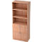 Schrank ULM, mit Hängeregistraturauszügen, 3 OH, H 2004 x B 800 x T 420 mm, Nussbaum-Dekor