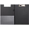 Schreibmappe Maul MAULpoly, A4, Innentasche, Stifteschlaufe, Klemmweite 8 mm, aufhängbar, L 320 x B 228 x H 13 mm, Karton/Polypropylen, recycelbar, schwarz