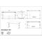 Schreibtisch Aalborg - mechanisch höhenverstellbar - B 1600 x T 800 x H 680 – 910 mm - C-Fuß Gestell - graphit en schwarzgrau
