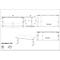 Schreibtisch Aalborg - mechanisch höhenverstellbar - B 1800 x T 800 x H 680 – 910 mm - C-Fuß Gestell - graphit en schwarzgrau
