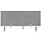 Schreibtisch-Akustik-Trennwand BE Safety Screen U-Form, ohne Acrylfenster, Dicke 10 mm, B 160 x T 80 x H 60 mm, hellgrau
