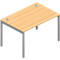Schreibtisch ARLON-OFFICE, B 1200 x T 800 x H 730 mm, Buche-Dekor
