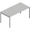Schreibtisch ARLON-OFFICE, B 1600 x T 800 x H 730 mm, lichtgrau