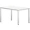Schreibtisch BEXXSTAR, Quadratrohrfuß, Rechteck, B 1200 x T 800 x H 740 mm, weiß