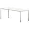 Schreibtisch BEXXSTAR, Quadratrohrfuß, Rechteck, B 1800 x T 800 x H 740 mm, weiß