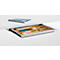 Schreibtisch, elektrisch höhenverstellbar, B 1600 x T 800 x H 615 - 1275 mm, graphit/weissalu+ Kabelkanal, Schublade