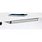 Schreibtisch, elektrisch höhenverstellbar, B 1600 x T 800 x H 615 - 1275 mm, graphit/weissalu+ Kabelkanal, Schublade