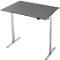 Schreibtisch, elektrisch höhenverstellbar, Rechteck, T-Fuss, B 1200 x T 800 x H 720-1200 mm, graphit/silber