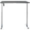 Schreibtisch, elektrisch höhenverstellbar, Rechteck, T-Fuss, B 1200 x T 800 x H 720-1200 mm, graphit/silber