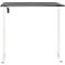 Schreibtisch, elektrisch höhenverstellbar, Rechteck, T-Fuss, B 1200 x T 800 x H 720-1200 mm, graphit/weiss