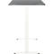Schreibtisch, elektrisch höhenverstellbar, Rechteck, T-Fuss, B 1200 x T 800 x H 720-1200 mm, graphit/weiss