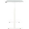 Schreibtisch, elektrisch höhenverstellbar, Rechteck, T-Fuss, B 1200 x T 800 x H 720-1200 mm, lichtgrau/weiss