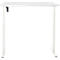 Schreibtisch, elektrisch höhenverstellbar, Rechteck, T-Fuss, B 1200 x T 800 x H 720-1200 mm, weiss/weiss