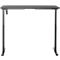 Schreibtisch, elektrisch höhenverstellbar, Rechteck, T-Fuss, B 1300 x T 650 x H 720-1200 mm, graphit/schwarz