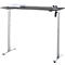 Schreibtisch, elektrisch höhenverstellbar, Rechteck, T-Fuss, B 1300 x T 650 x H 720-1200 mm, graphit/silber