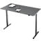 Schreibtisch, elektrisch höhenverstellbar, Rechteck, T-Fuss, B 1600 x T 800 x H 720-1200 mm, graphit/schwarz