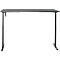 Schreibtisch, elektrisch höhenverstellbar, Rechteck, T-Fuss, B 1600 x T 800 x H 720-1200 mm, graphit/schwarz