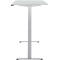 Schreibtisch, elektrisch höhenverstellbar, Rechteck, T-Fuss, B 1600 x T 800 x H 720-1200 mm, lichtgrau/silber