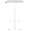 Schreibtisch, elektrisch höhenverstellbar, Rechteck, T-Fuss, B 1600 x T 800 x H 720-1200 mm, lichtgrau/weiss