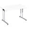Schreibtisch PALENQUE, C-Fuß, Rechteck, B 1200 x T 800 x H 720 mm, weiß
