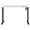 Schreibtisch Profi 2.0, elektrisch höhenverstellbar, B 1200 x T 800 x H 710 - 1190 mm, lichtgrau/schwarz