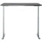 Schreibtisch, Rechteck, elektrisch höhenverstellbar, T-Fuß, B 1200 x T 800 x H 620-1280 mm, inkl. Memory Master, graphit/silber