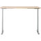 Schreibtisch, Rechteck, elektrisch höhenverstellbar, T-Fuß, B 1600 x T 800 x H 620-1280 mm, inkl. Memory Master, Eiche-Dekor/silber