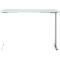 Schreibtisch, Rechteck, elektrisch höhenverstellbar, T-Fuß, B 1600 x T 800 x H 620-1280 mm, inkl. Memory Master, lichtgrau/silber