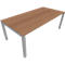 Schreibtisch SOLUS PLAY, 4-Fuß, höhenverstellbar, B 1800 x T 800 x H 720 - 820 mm, Kirsche Romana