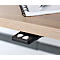 Schreibtisch Standard, C-Fuß, Rechteck, elektrisch höhenverstellbar, T 800 x H 725-1185 mm, diverse Breiten & diverse Dekore